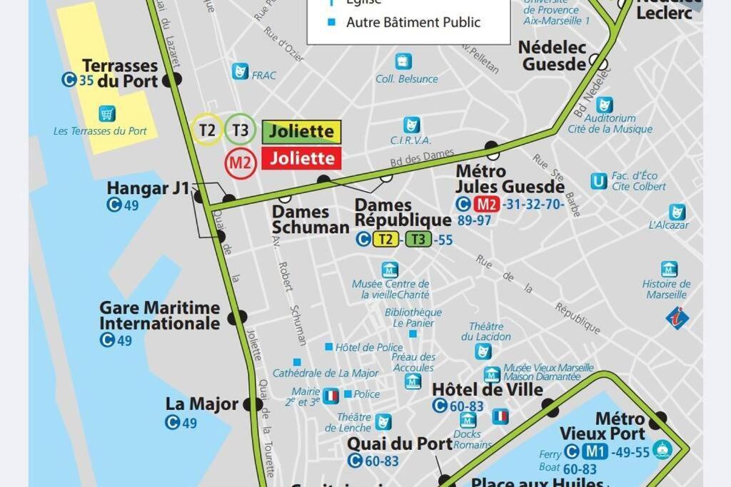 A 10 Minutes De La Plage, Charmant Studio De 25 M² Marseille Eksteriør billede